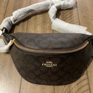Coach Signature Belt Bag